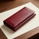 Практичный вертикальный кошелек из натуральной кожи ST Leather 23085 Бордовый