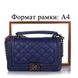 Женская мини-сумка из качественного кожезаменителя AMELIE GALANTI (АМЕЛИ ГАЛАНТИ) A981110-blue Синий