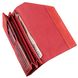 Кожаный горизонтальный клатч из итальянской кожи GRANDE PELLE 11216 Красный