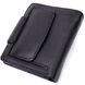 Надійний гаманець для жінок вертикального типу із натуральної шкіри ST Leather 22451 Чорний