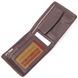 Отличное мужское портмоне из зернистой кожи KARYA 21063 Коричневый