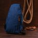 Текстильна чоловіча сумка через плече Vintage 20387 Синій