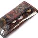 Жіночий гаманець із фактурною шкірою під рептилію KARYA 21113 Різнокольоровий